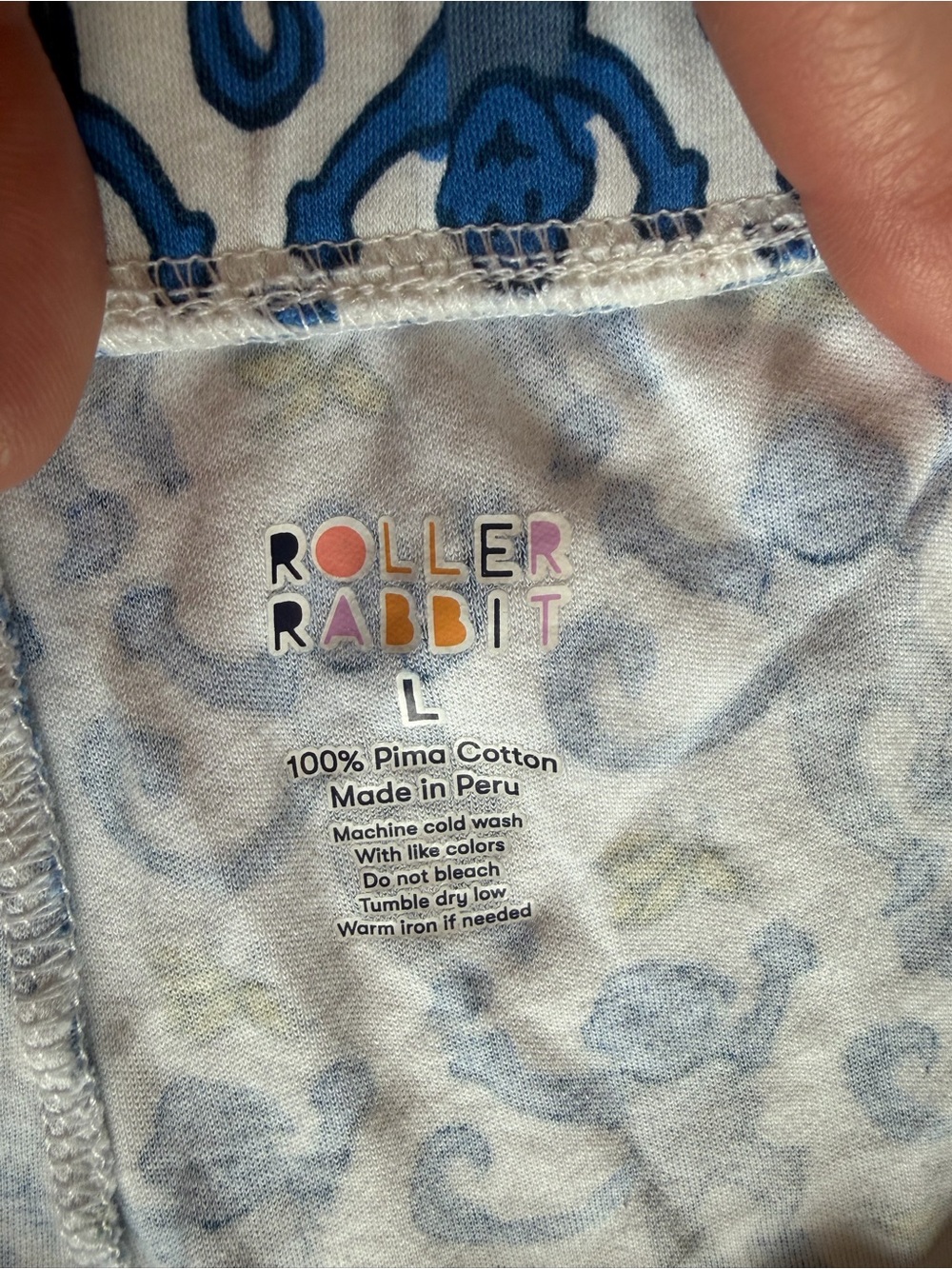 Roller Rabbit Mens Monkey Louie Pajamas lounge set - Picture 8 of 10